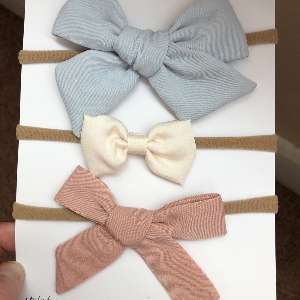 Little Poppy Co. bows - set of 3